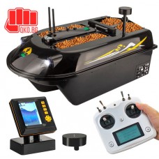 Лодка за захранка БУРЯ 8 тримаран с товароносимост до 10кг с вграден Автопилот и GPS